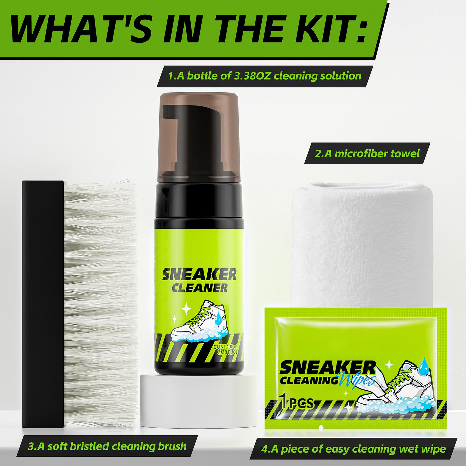 Pembersih Sepatu 4 Buah 100ml  - Sneaker Care For Canvas Fabrics ulasan dan harga