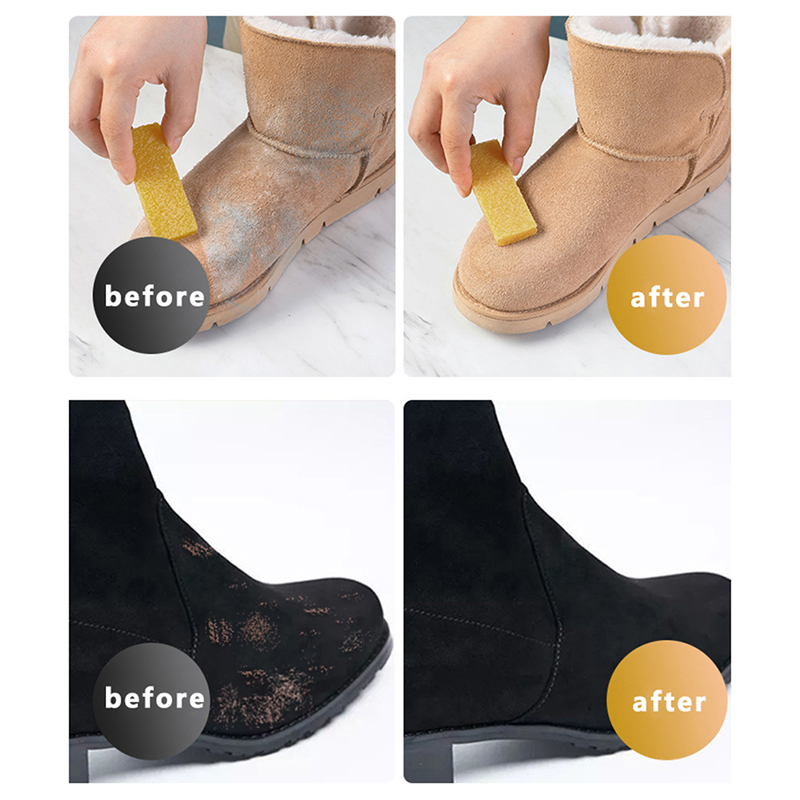Penghapus kulit Suede, Pembers - Sneaker Care Spray ulasan dan harga